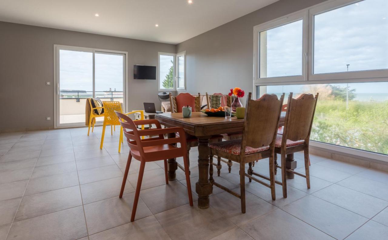 Saint-Côme-de-Fresné Tribord, Appt Avec Terrasse Et Vue Mer, Parking מראה חיצוני תמונה